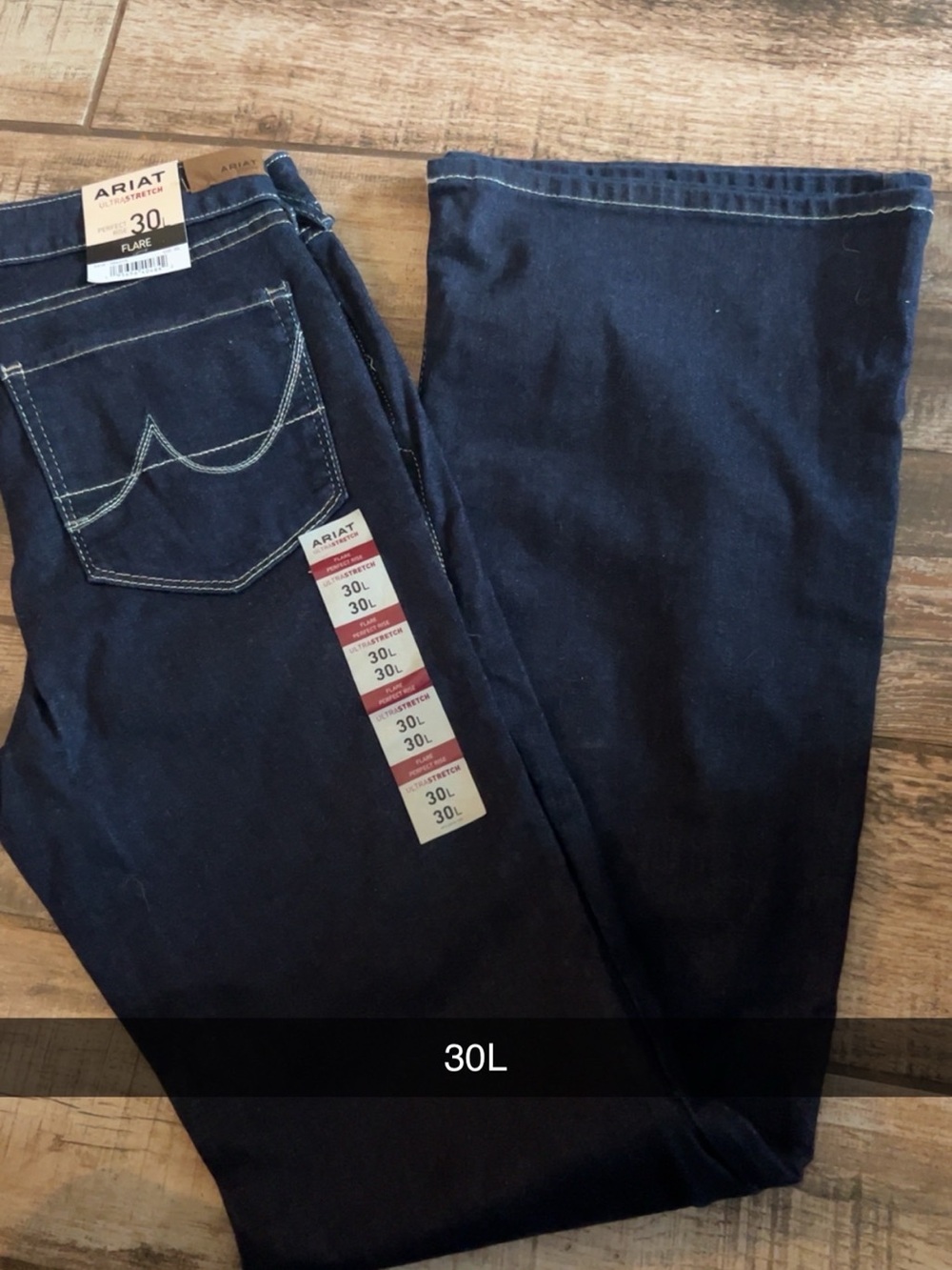 Ariat Dark Blue Flare Jeans - Women's 30L